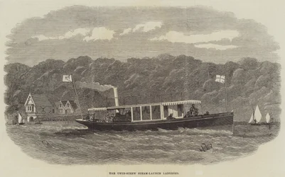 Der Doppelschrauben-Dampfer Ladybird